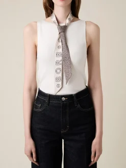 Vedi Tutti|Tessili<Borbonese BANDEAU CHANTILLY CREAM/OP NATURALE