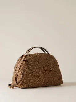 Vedi Tutti|Borse A Tracolla<Borbonese BAULETTO MEDIUM OP NATURALE