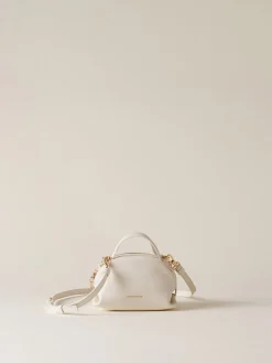Vedi Tutti|Borse A Tracolla<Borbonese BAULETTO MINI WHITE COTTON