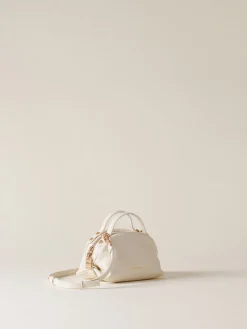 Vedi Tutti|Borse A Tracolla<Borbonese BAULETTO MINI WHITE COTTON