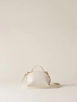 Vedi Tutti|Borse A Tracolla<Borbonese BAULETTO MINI WHITE COTTON