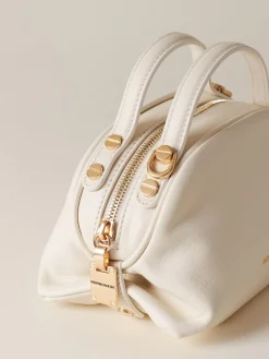 Vedi Tutti|Borse A Tracolla<Borbonese BAULETTO MINI WHITE COTTON