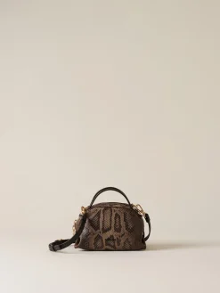 Vedi Tutti|Borse A Tracolla<Borbonese BAULETTO MINI MARRONE/EBANO