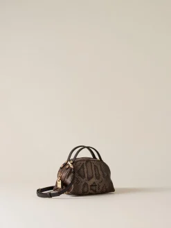 Vedi Tutti|Borse A Tracolla<Borbonese BAULETTO MINI MARRONE/EBANO