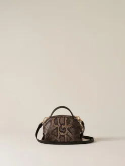 Vedi Tutti|Borse A Tracolla<Borbonese BAULETTO MINI MARRONE/EBANO
