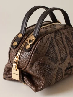 Vedi Tutti|Borse A Tracolla<Borbonese BAULETTO MINI MARRONE/EBANO