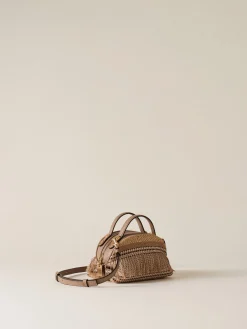 Vedi Tutti|Borse A Tracolla<Borbonese BAULETTO MINI NATURALE