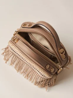 Vedi Tutti|Borse A Tracolla<Borbonese BAULETTO MINI NATURALE