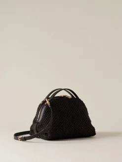 Vedi Tutti|Borse A Tracolla<Borbonese BAULETTO SMALL TESTA MORO/EBANO
