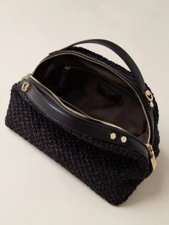 Vedi Tutti|Borse A Tracolla<Borbonese BAULETTO SMALL TESTA MORO/EBANO