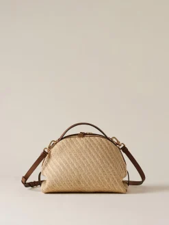Vedi Tutti|Borse A Tracolla<Borbonese BAULETTO SMALL NATURALE/CORTECCIA