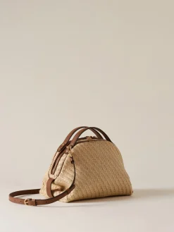 Vedi Tutti|Borse A Tracolla<Borbonese BAULETTO SMALL NATURALE/CORTECCIA