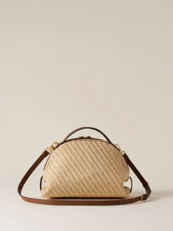 Vedi Tutti|Borse A Tracolla<Borbonese BAULETTO SMALL NATURALE/CORTECCIA