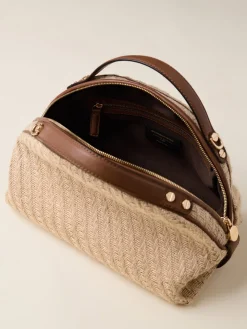 Vedi Tutti|Borse A Tracolla<Borbonese BAULETTO SMALL NATURALE/CORTECCIA