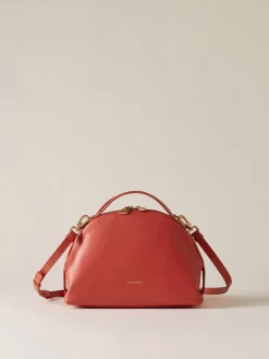 Vedi Tutti|Borse A Tracolla<Borbonese BAULETTO SMALL RED PAPAYA