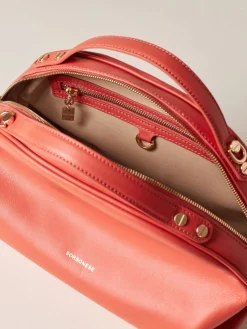 Vedi Tutti|Borse A Tracolla<Borbonese BAULETTO SMALL RED PAPAYA
