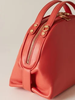 Vedi Tutti|Borse A Tracolla<Borbonese BAULETTO SMALL RED PAPAYA