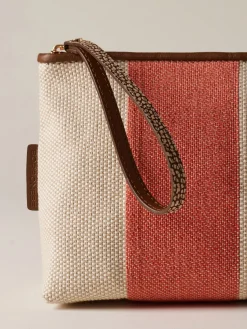 Vedi Tutti|Beauty Case<Borbonese BEAUTY CASE CORDA/RED PAPAYA/T.MORO