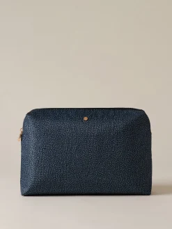 Vedi Tutti|Beauty Case<Borbonese BEAUTY CASE MEDIUM BLU LAPIS