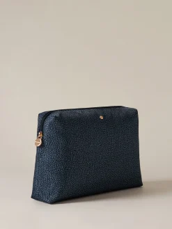Vedi Tutti|Beauty Case<Borbonese BEAUTY CASE MEDIUM BLU LAPIS