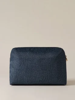 Vedi Tutti|Beauty Case<Borbonese BEAUTY CASE MEDIUM BLU LAPIS
