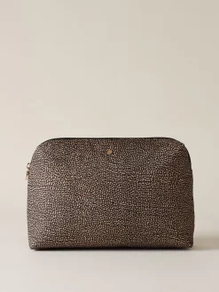 Vedi Tutti|Beauty Case<Borbonese BEAUTY CASE MEDIUM OP NATURALE/NERO