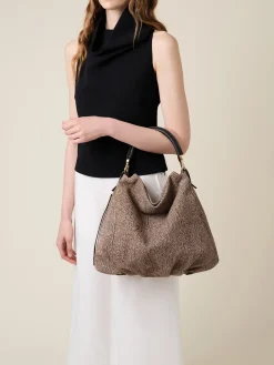 Borse A Spalla|Vedi Tutti<Borbonese BICE BORSA HOBO MEDIUM CUOIO