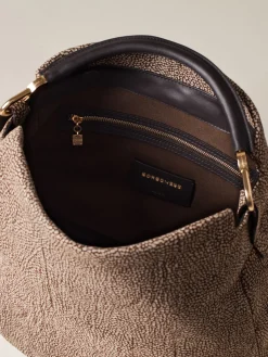 Borse A Spalla|Vedi Tutti<Borbonese BICE BORSA HOBO MEDIUM CUOIO