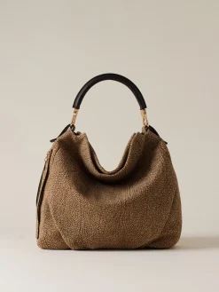 Borse A Spalla|Vedi Tutti<Borbonese BICE BORSA HOBO MEDIUM OP NATURALE