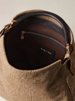 Borse A Spalla|Vedi Tutti<Borbonese BICE BORSA HOBO MEDIUM OP NATURALE
