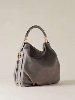 Vedi Tutti|Borse Hobo<Borbonese BICE BORSA HOBO MEDIUM SILVER SCREEN