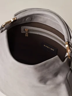 Vedi Tutti|Borse Hobo<Borbonese BICE BORSA HOBO MEDIUM SILVER SCREEN