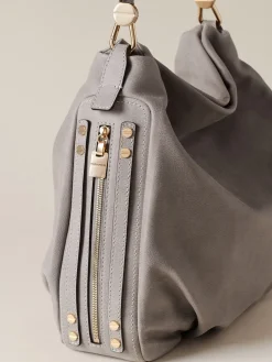 Vedi Tutti|Borse Hobo<Borbonese BICE BORSA HOBO MEDIUM SILVER SCREEN
