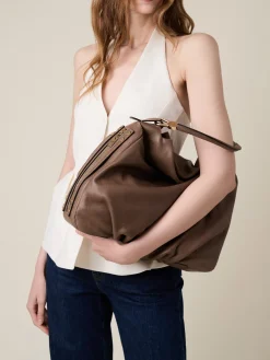 Vedi Tutti|Borse Hobo<Borbonese BICE BORSA HOBO MEDIUM MUD