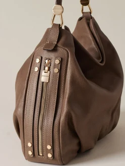 Vedi Tutti|Borse Hobo<Borbonese BICE BORSA HOBO MEDIUM MUD
