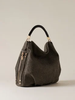 Borse A Spalla|Vedi Tutti<Borbonese BICE BORSA HOBO MEDIUM CLAY GREY
