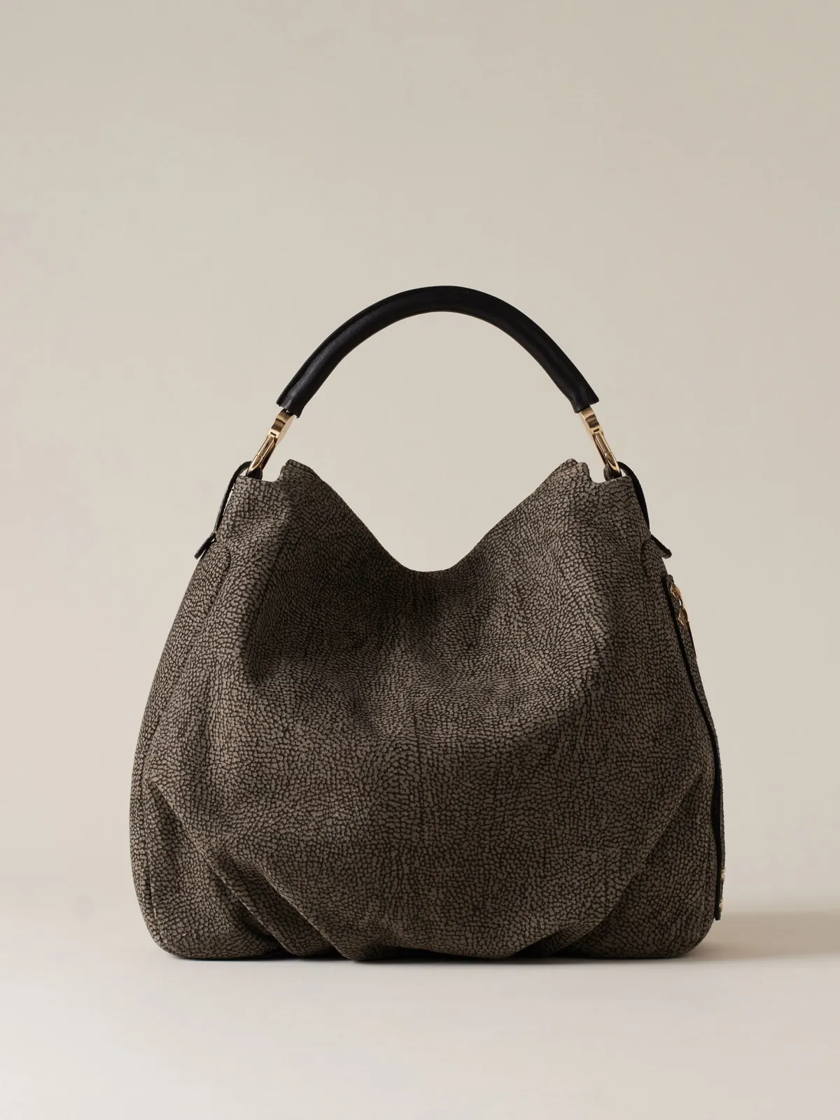 Borse A Spalla|Vedi Tutti<Borbonese BICE BORSA HOBO MEDIUM CLAY GREY