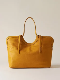 Vedi Tutti|Borse Shopping<Borbonese BICE BORSA SHOPPING LARGE SAFFRON