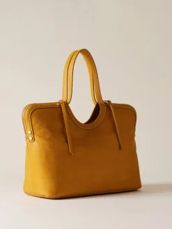 Vedi Tutti|Borse Shopping<Borbonese BICE BORSA SHOPPING LARGE SAFFRON
