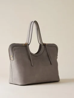Vedi Tutti|Borse Shopping<Borbonese BICE BORSA SHOPPING LARGE SILVER SCREEN