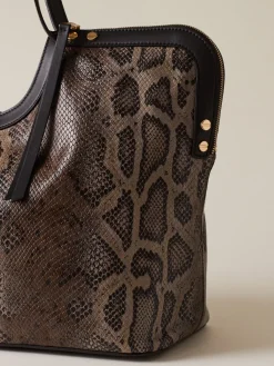 Vedi Tutti|Borse Shopping<Borbonese BICE BORSA SHOPPING LARGE MARRONE/EBANO