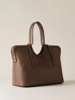 Vedi Tutti|Borse Shopping<Borbonese BICE BORSA SHOPPING LARGE MUD