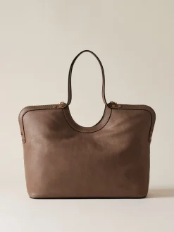 Vedi Tutti|Borse Shopping<Borbonese BICE BORSA SHOPPING LARGE MUD