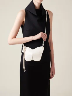 Vedi Tutti|Borse Mini<Borbonese BORBOLETA MINI BAG WHITE COTTON