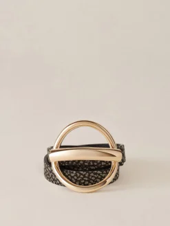 Gioielli<Borbonese BRACCIALE A DOPPIO GIRO VITE BRONZO NATURALE/CLAY GREY