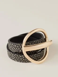 Gioielli<Borbonese BRACCIALE A DOPPIO GIRO VITE BRONZO NATURALE/CLAY GREY