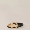 Gioielli<Borbonese BRACCIALE A DOPPIO GIRO VITE BRONZO NATURALE/NERO