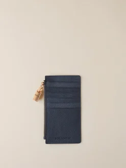 Vedi Tutti|Portafogli<Borbonese BUSTA PORTACARTE MEDIUM BLU LAPIS