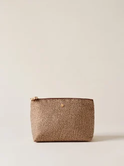 Vedi Tutti|Beauty Case<Borbonese BUSTINA CLASSICA MEDIUM BEIGE/MARRONE