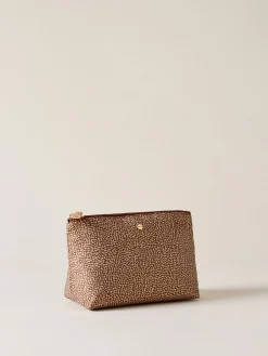 Vedi Tutti|Beauty Case<Borbonese BUSTINA CLASSICA MEDIUM BEIGE/MARRONE